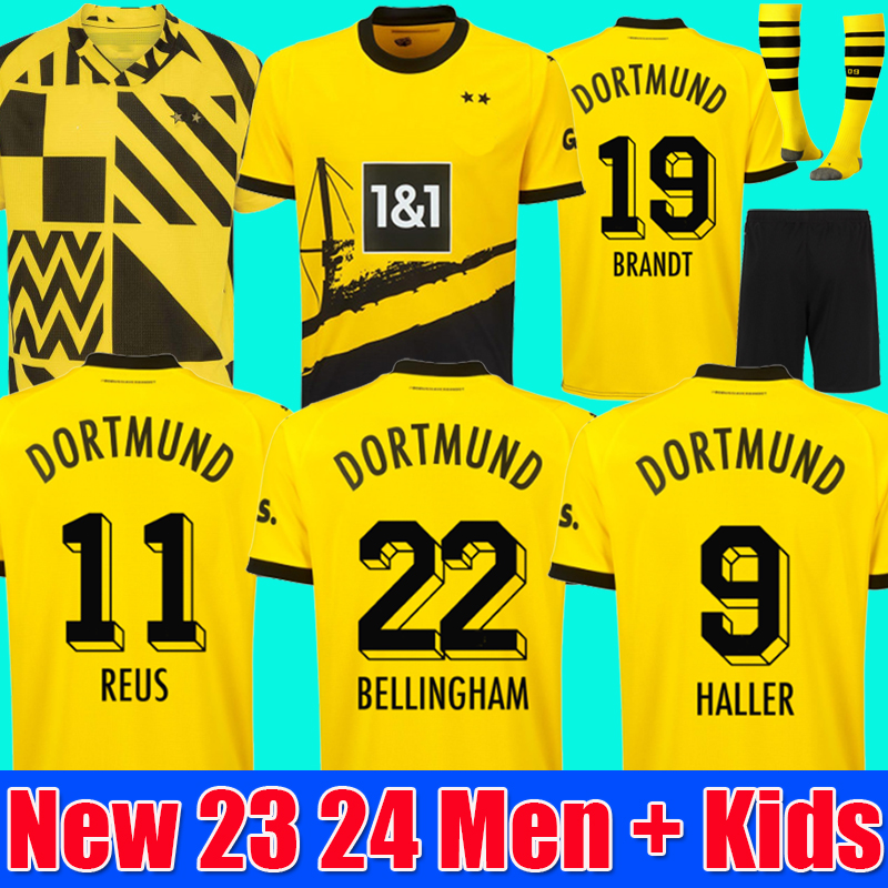 REUS soccer jerseys 23 24 season HALLER 2023 2024 soccer football top shirt NEONGELB BELLINGHAM HUMMELS BRANDT DORTMUND hazard YEYNA men kids kit special all black, Home kids
REUS soccer jerseys 23 24 season HALLER 2023 2024 soccer football top shirt NEONGELB BELLINGHAM HUMMELS BRANDT DORTMUND hazard YEYNA men kids kit special all black, Home kids