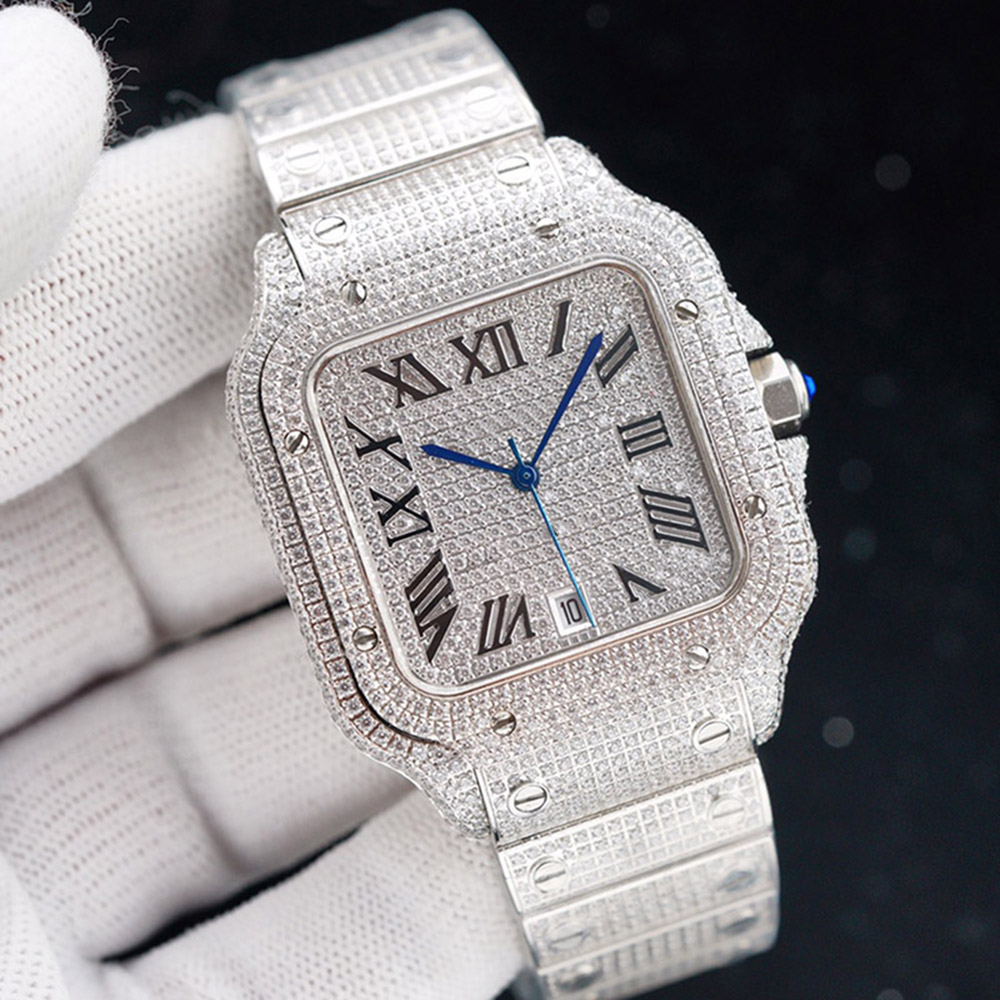 Diamond Watch Mens Automatic Mechanical Watch 40MM Sapphire Busins Women Wristwatch High-end Stainls Steel Belt Montre de Luxe0M6F, Colour 8
Diamond Watch Mens Automatic Mechanical Watch 40MM Sapphire Busins Women Wristwatch High-end Stainls Steel Belt Montre de Luxe0M6F, Colour 8