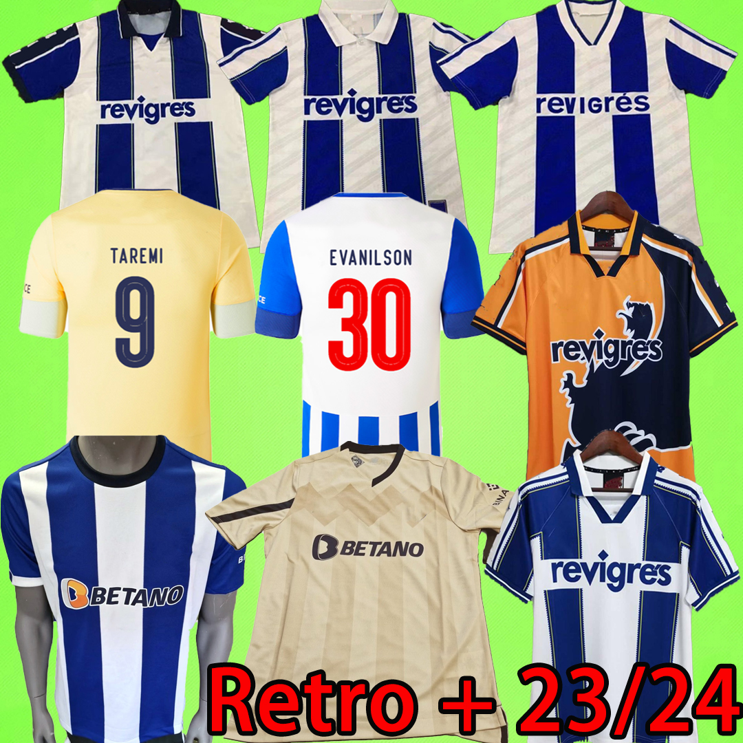 2023 2024 soccer jerseys TAREMI MARTINEZ EVANILSON PEPE OTAVIO FC football shirt 23 24 Portos retro 1994 95 96 97 98 99 00 DECO QUARESMA JARDEL JOAO PINTO R.CARVALHO KIDS, 22/23 
2023 2024 soccer jerseys TAREMI MARTINEZ EVANILSON PEPE OTAVIO FC football shirt 23 24 Portos retro 1994 95 96 97 98 99 00 DECO QUARESMA JARDEL JOAO PINTO R.CARVALHO KIDS, 22/23