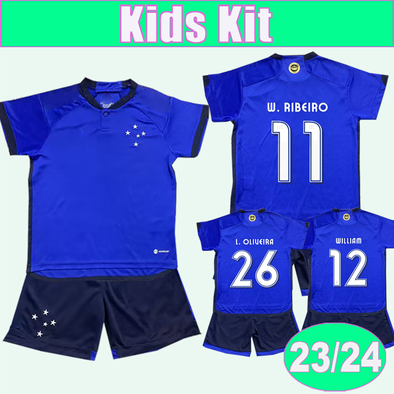 23 24 Cruzeiro WILLIAM Kids KIT Soccer Jerseys FILIPE MACHADO W.RIBEIRO M.VITAL Home Blue Football Shirts, Tz13064 23 24 home no socks
23 24 Cruzeiro WILLIAM Kids KIT Soccer Jerseys FILIPE MACHADO W.RIBEIRO M.VITAL Home Blue Football Shirts, Tz13064 23 24 home no socks