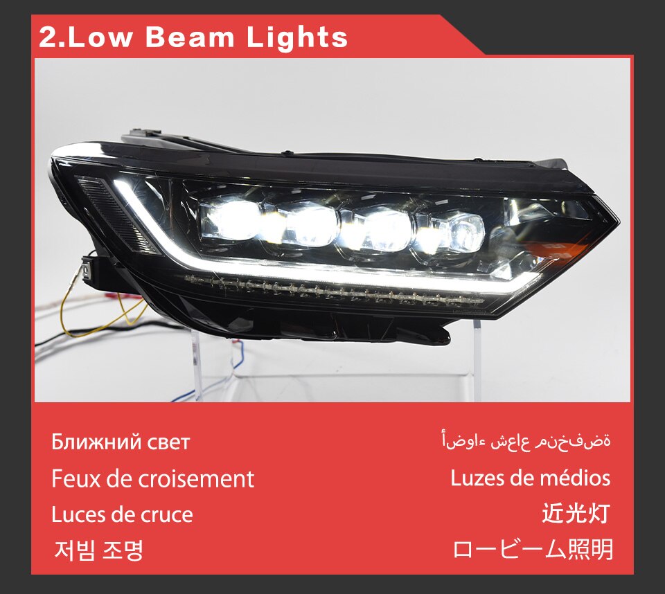 Car Styling Head Lamp for Passat B8 European Version LED Headlight 20 15-20 19 Magotan Front DRL Dynamic Signal Lights Auto Part