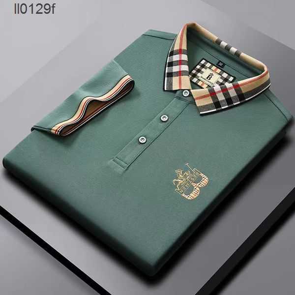 2023 Li Xia polo shirt plaid collar T-shirt embroidered business men's mercerized cotton short sleeve t-shirt women's top 7W3Q, Purple
2023 Li Xia polo shirt plaid collar T-shirt embroidered business men's mercerized cotton short sleeve t-shirt women's top 7W3Q, Purple