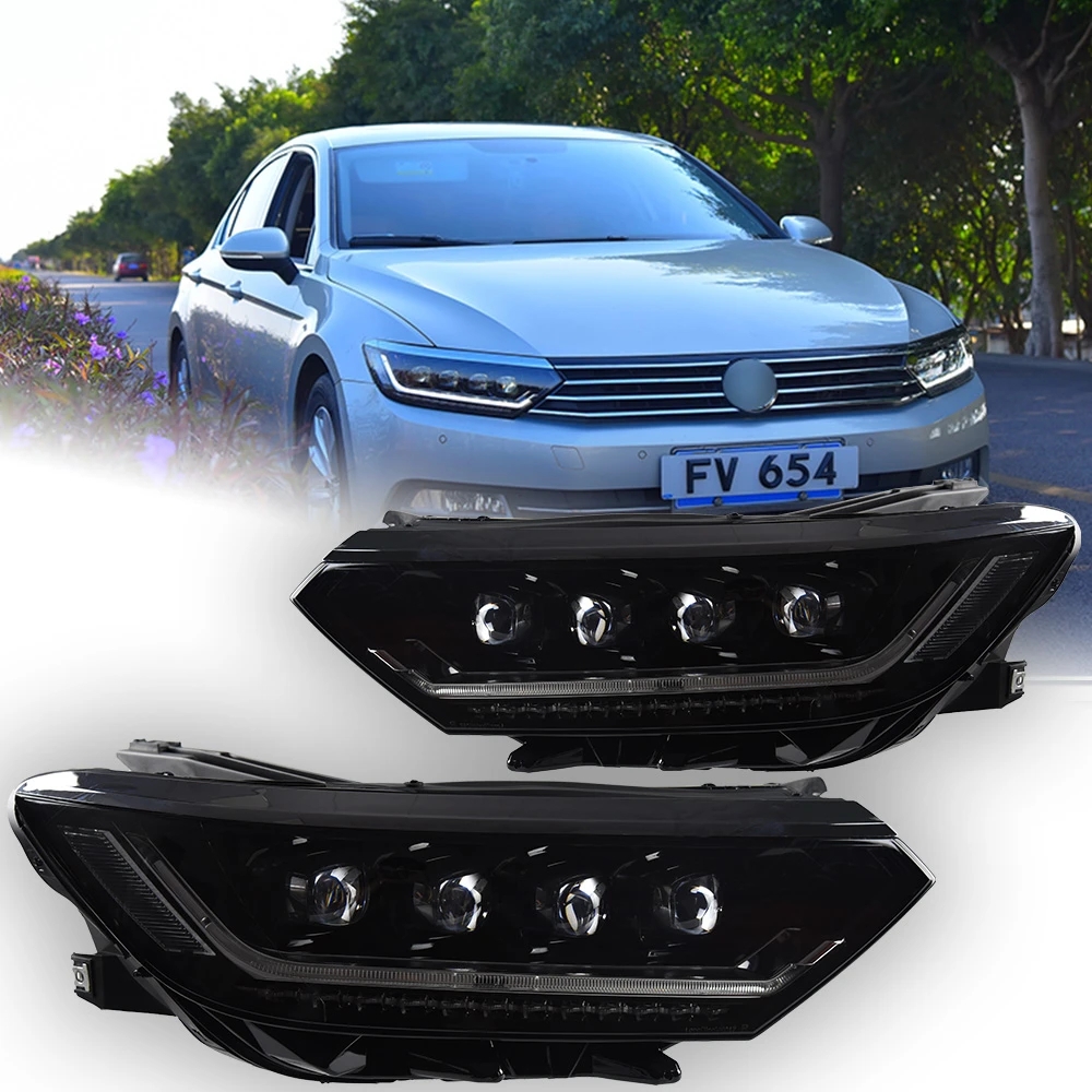 Car Styling Head Lamp for Passat B8 European Version LED Headlight 20 15-20 19 Magotan Front DRL Dynamic Signal Lights Auto Part