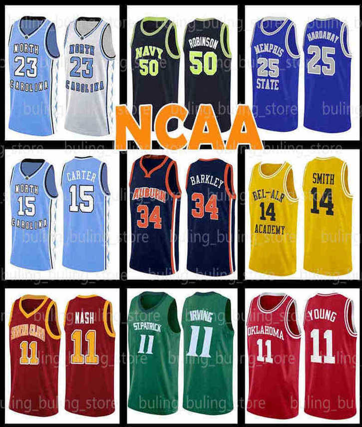 Ncaa 25 Penny Hardaway Basketball Jersey 12 John Stockton 34 Charles Barkley College Toni Kukoc North Carolina Lower Merion Will Smith Carlton Banks Gary Payto