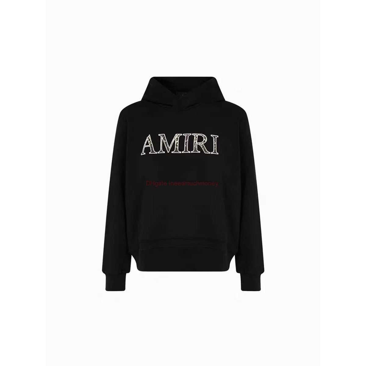 Designer Clothing Mens Sweatshirts Amires Am Hoodies 2022 New Amies Cotton Leopard Print Letter Long Sleeve Embroidered Hooded Black Damaged Loose Sweater Fashion, Shipping fee
Designer Clothing Mens Sweatshirts Amires Am Hoodies 2022 New Amies Cotton Leopard Print Letter Long Sleeve Embroidered Hooded Black Damaged Loose Sweater Fashion, Shipping fee