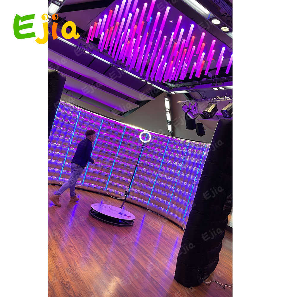 13ft Portable Led Photo Booth Backdrop Inflatable 360 Photo Booth Enclosure For Party Event Advertising 360 Photo Booth