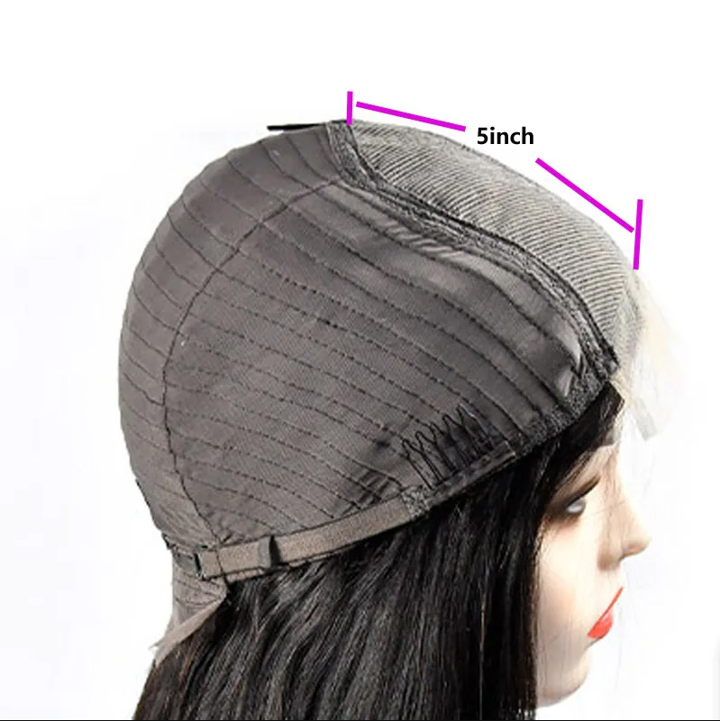 Brazilian Human 5X5 Lace Closure Bob Wig Silky Straight Peruvian Indian Virgin Hair Natural Color 10-16Inch