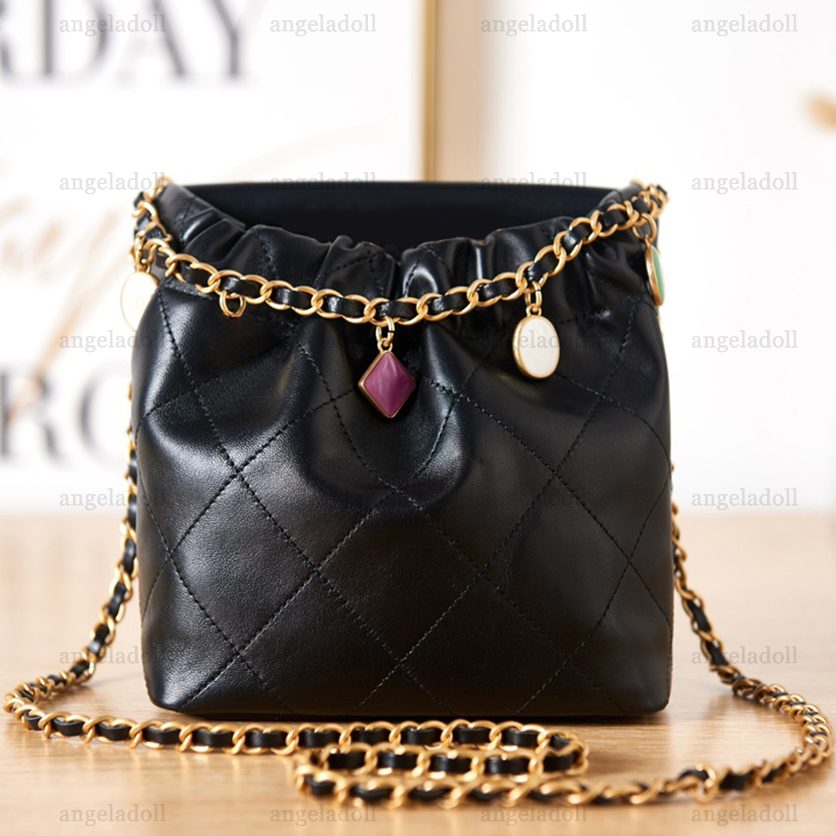 0A Mirror Quality Designers Small Bucket Bag Womens Real Leather Lambskin Quilted Purse Luxury Varnished Metal Handbag Crossbody Black Shoulder Chain Strap Box Bag, Carton
0A Mirror Quality Designers Small Bucket Bag Womens Real Leather Lambskin Quilted Purse Luxury Varnished Metal Handbag Crossbody Black Shoulder Chain Strap Box Bag, Carton