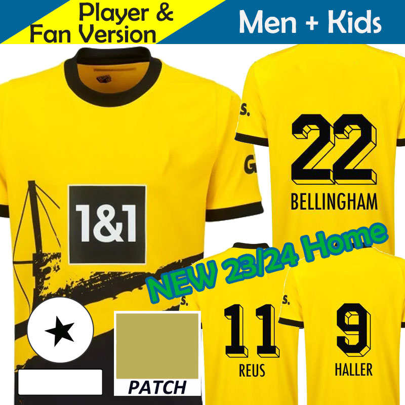 DoRTmUNdS Soccer Jerseys Kids Kit 23/24 BvBs Football Shirt BELLINGHAM REUS HALLER Trikot Maillot Camisetas 2023 2024 Home Away Third White All Black Special Edition
DoRTmUNdS Soccer Jerseys Kids Kit 23/24 BvBs Football Shirt BELLINGHAM REUS HALLER Trikot Maillot Camisetas 2023 2024 Home Away Third White All Black Special Edition