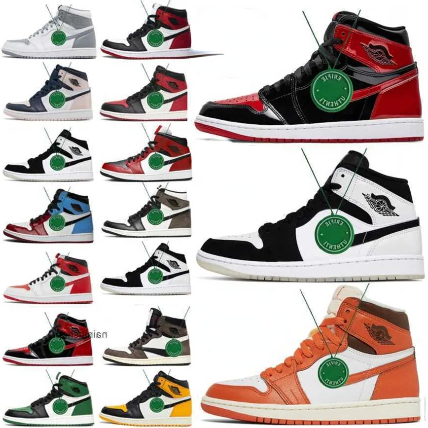 New Basketball Shoes Patent Bred Air Jumpman 1 1s men off Chicago Stage Haze Sneakers Rebellionaire Yellow Toe Jordens 1 Retro University Blue JORDON, Color # 6
New Basketball Shoes Patent Bred Air Jumpman 1 1s men off Chicago Stage Haze Sneakers Rebellionaire Yellow Toe Jordens 1 Retro University Blue JORDON, Color # 6