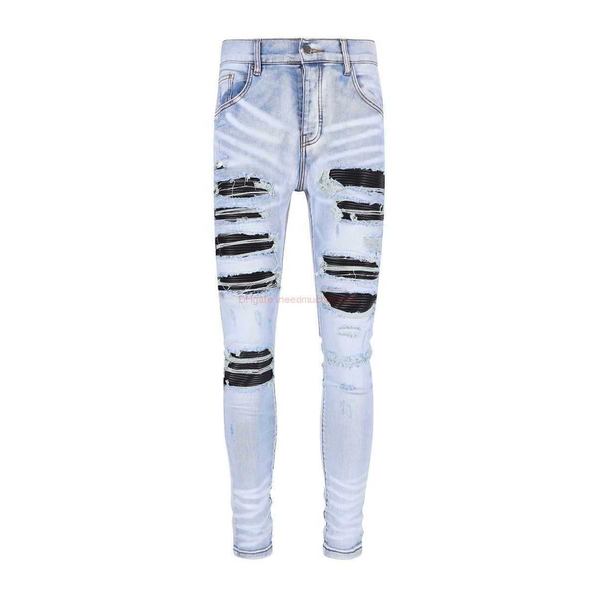 Designer Clothing Amires Jeans Denim Pants Amies 2023 New High Street Fashion Fashionable Brand Mens Broken Holes Casual Light Blue Broken Holes Patch Jeans Ca1037 D
Designer Clothing Amires Jeans Denim Pants Amies 2023 New High Street Fashion Fashionable Brand Mens Broken Holes Casual Light Blue Broken Holes Patch Jeans Ca1037 D