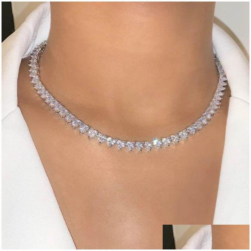 Tennis Graduated 2021 Mothers Day Heart Tennis Chain Choker Iced Out Hip Hop Shiny Necklace Paved White Cz For Women Wedding Jewelr Dhkwt
Tennis Graduated 2021 Mothers Day Heart Tennis Chain Choker Iced Out Hip Hop Shiny Necklace Paved White Cz For Women Wedding Jewelr Dhkwt