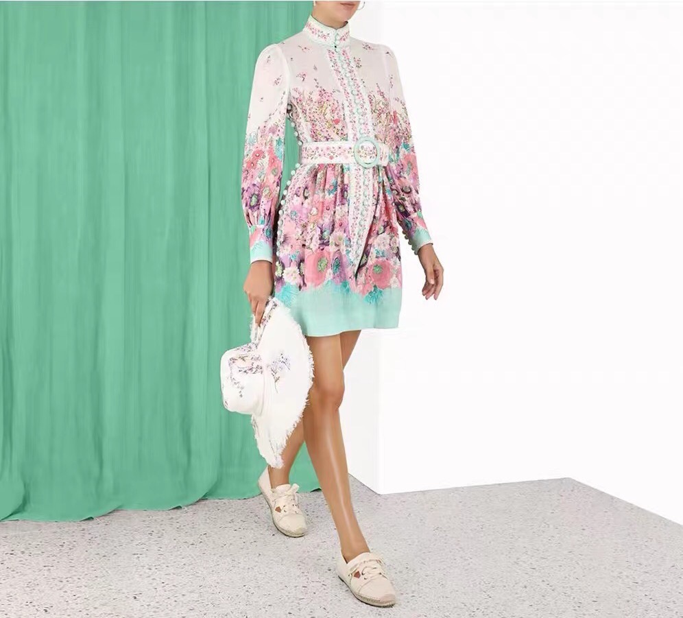 Autumn New Line Dress, Australian Minority Slim Fit Standing Neck, Lantern Sleeve, Belt, Elegant Print Dress, Small gift blind box
Autumn New Line Dress, Australian Minority Slim Fit Standing Neck, Lantern Sleeve, Belt, Elegant Print Dress, Small gift blind box