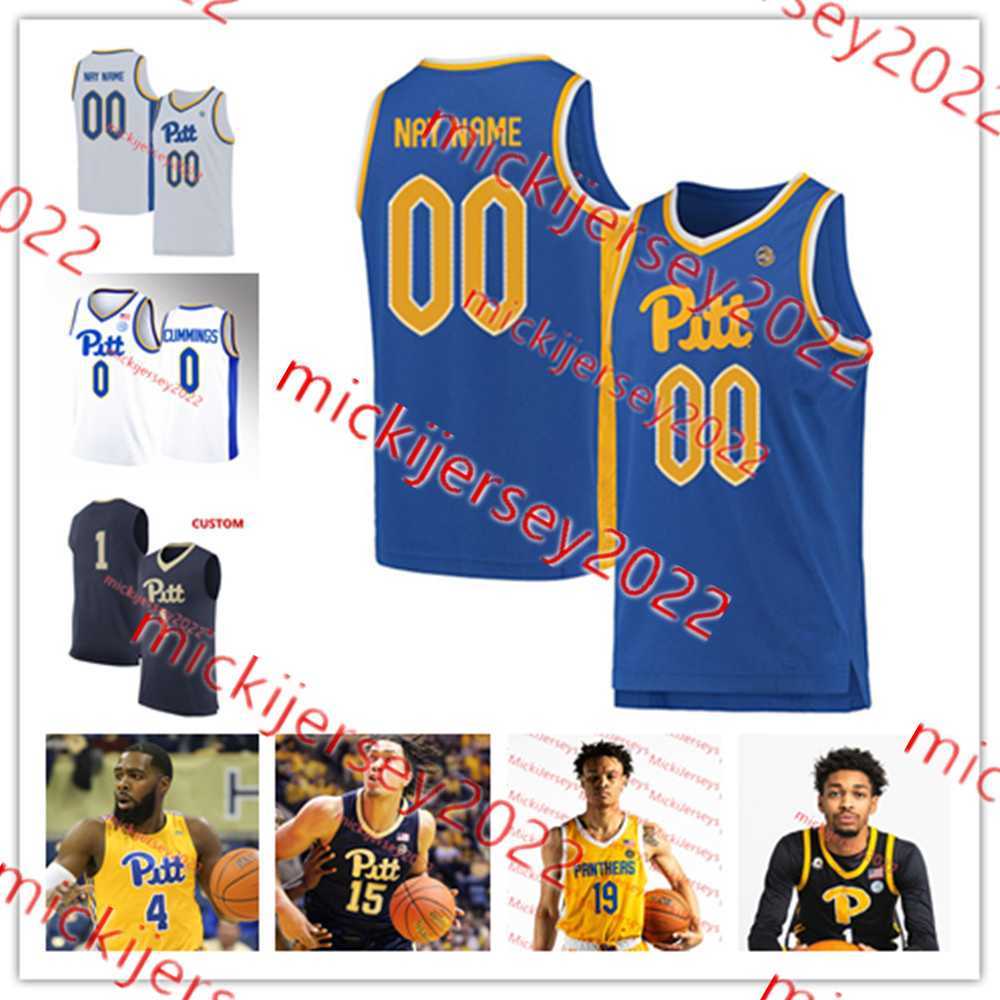 

John Hugley Max Amadasun Pitt Basketball Jersey William Jeffress Custom Stitched Mens Youth Ithiel Horton Femi Odukale Noah Collier Pittsburgh Panthers Jerseys, Yellow panthers