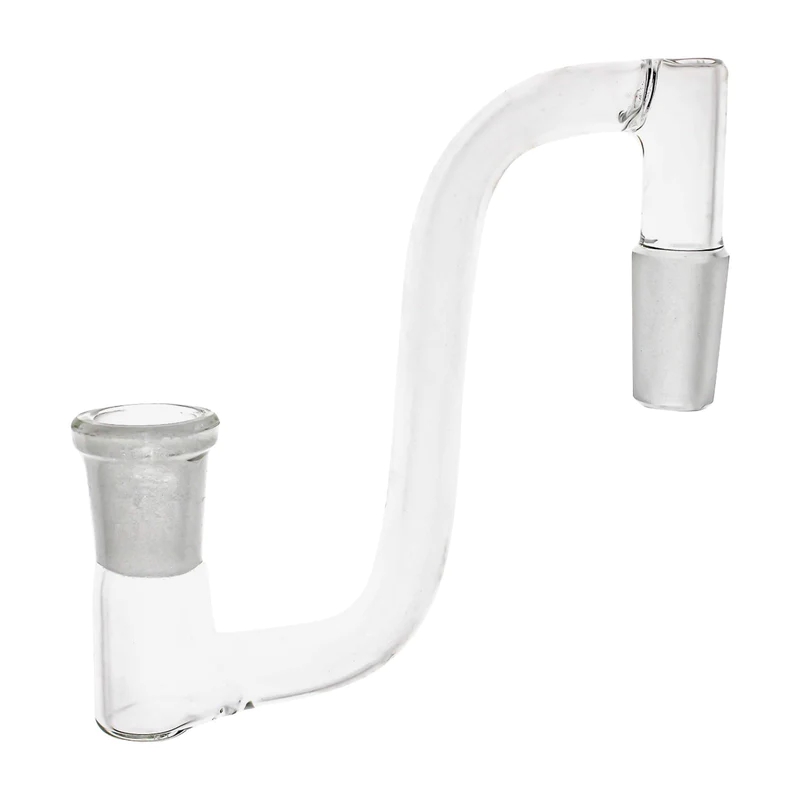 14.4 18.8 Male Female Glass Drop Down Dropdown Adapter Glass glass bong dropdown converter 90degree 14mm male to 14mm female