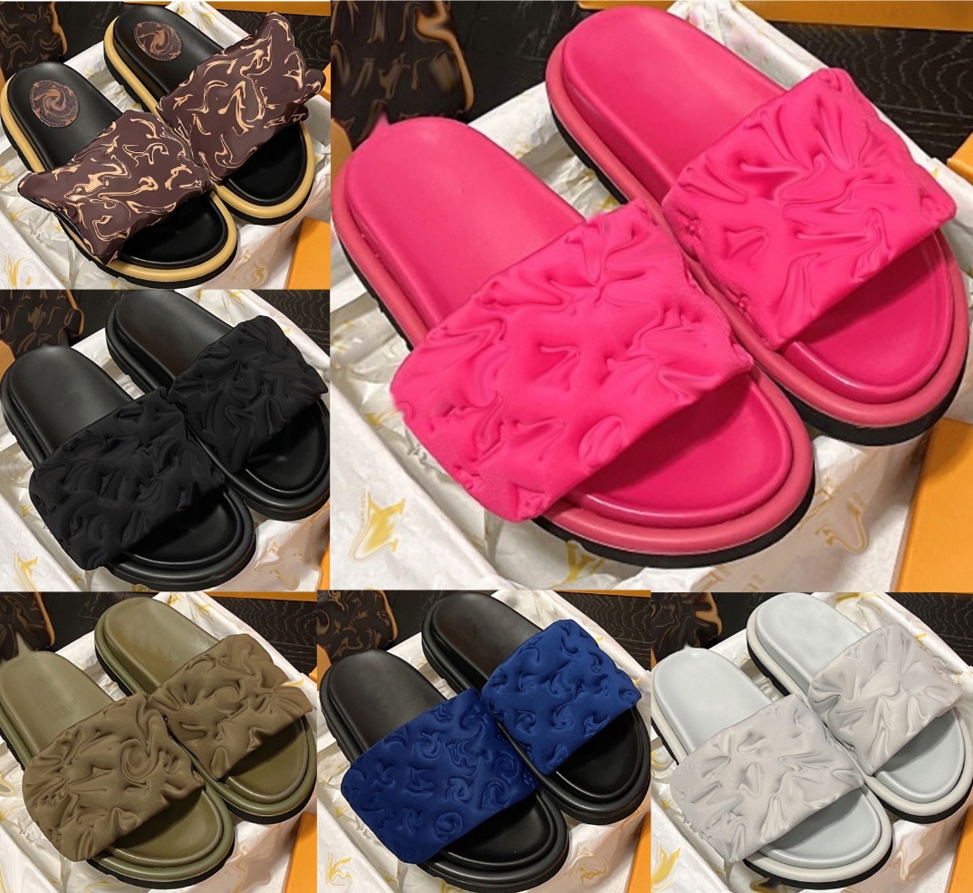 Luxury Slippers sandals women Pool Pillow Comfort Embossed Mules Sliders Men Womens Designer Slides Ivory Copper Pink Beige Cargo Khaki Deep Blue beach Sandal, #13
Luxury Slippers sandals women Pool Pillow Comfort Embossed Mules Sliders Men Womens Designer Slides Ivory Copper Pink Beige Cargo Khaki Deep Blue beach Sandal, #13