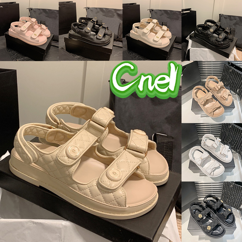 Designer Quilted Dad Sandals Womens Slippers luxury top quality flat Cnel Platform sandal crystal calf Leather Slides Interlocking Slide Women summer beach sandal, 12
Designer Quilted Dad Sandals Womens Slippers luxury top quality flat Cnel Platform sandal crystal calf Leather Slides Interlocking Slide Women summer beach sandal, 12