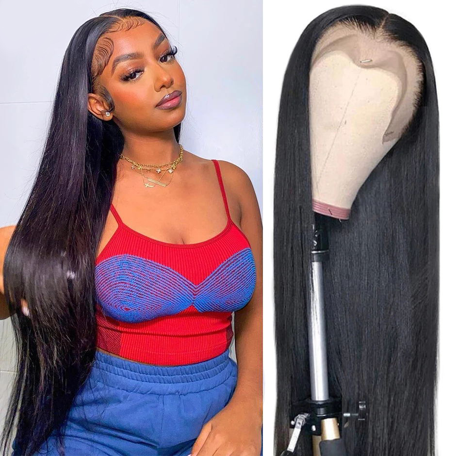 Bone Straight Human Hair Wig HD Transparent 13x4 Lace Frontal Human Hair Wigs For Women Cheap Glueless PrePlucked Lace Front Wig, Natural color
Bone Straight Human Hair Wig HD Transparent 13x4 Lace Frontal Human Hair Wigs For Women Cheap Glueless PrePlucked Lace Front Wig, Natural color