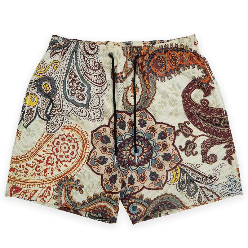 Mens Shorts Summer Fashion Printed For Men QuickDrying Breathable Casual Gym Basketball Training Mesh Beach 230522