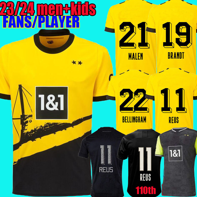 Reus Soccer Jerseys 23 24 Season Haller 2023 2024 Football Top Shirts Bellingham Hummels Brandt Dortmund Yeyna Men Kids Kit Special All, Black
Reus Soccer Jerseys 23 24 Season Haller 2023 2024 Football Top Shirts Bellingham Hummels Brandt Dortmund Yeyna Men Kids Kit Special All, Black