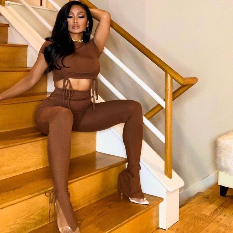 Women' Two Piece Pants Two-Piece Suit With Split Trousers Summer Style Women Short-Sleeved Umbilical Short Tshirt Fashion Slim Casual, Black
Women' Two Piece Pants Two-Piece Suit With Split Trousers Summer Style Women Short-Sleeved Umbilical Short Tshirt Fashion Slim Casual, Black