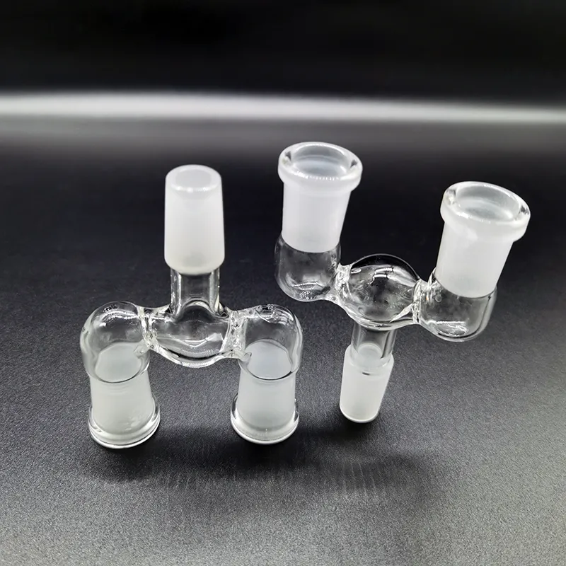 14.5mm 18.8mm Glass Adapter Double Bowl Hookahs Accessories Two Size Wishbone Glass Splitter Frosted Adapters For Options Water Pipes Bong
14.5mm 18.8mm Glass Adapter Double Bowl Hookahs Accessories Two Size Wishbone Glass Splitter Frosted Adapters For Options Water Pipes Bong