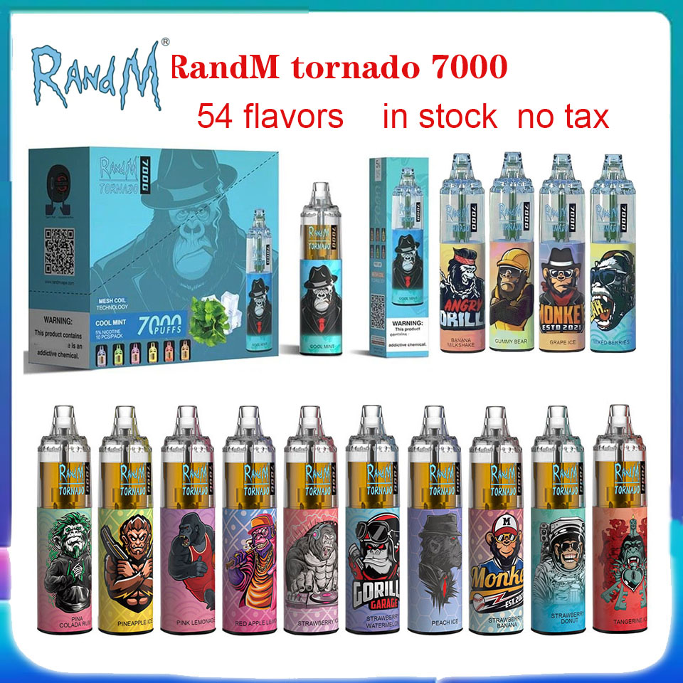 Original RandM Tornado 7000 Puffs E Cigarette Kit 0% 2% 3% 5% Rechargeable Battery 6 RGB Mesh Coil Adjustable Airflow Disposable Vapes, Tell us your flavors
Original RandM Tornado 7000 Puffs E Cigarette Kit 0% 2% 3% 5% Rechargeable Battery 6 RGB Mesh Coil Adjustable Airflow Disposable Vapes, Tell us your flavors