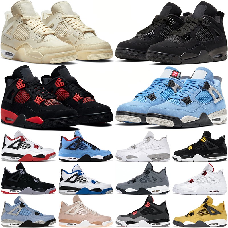 Jumpman 4 Basketball Shoes 4s Sail Black Cat Red Thunder White Oreo Pure Money For Men And Women Outdoor Sports Sneakers, 18
Jumpman 4 Basketball Shoes 4s Sail Black Cat Red Thunder White Oreo Pure Money For Men And Women Outdoor Sports Sneakers, 18
