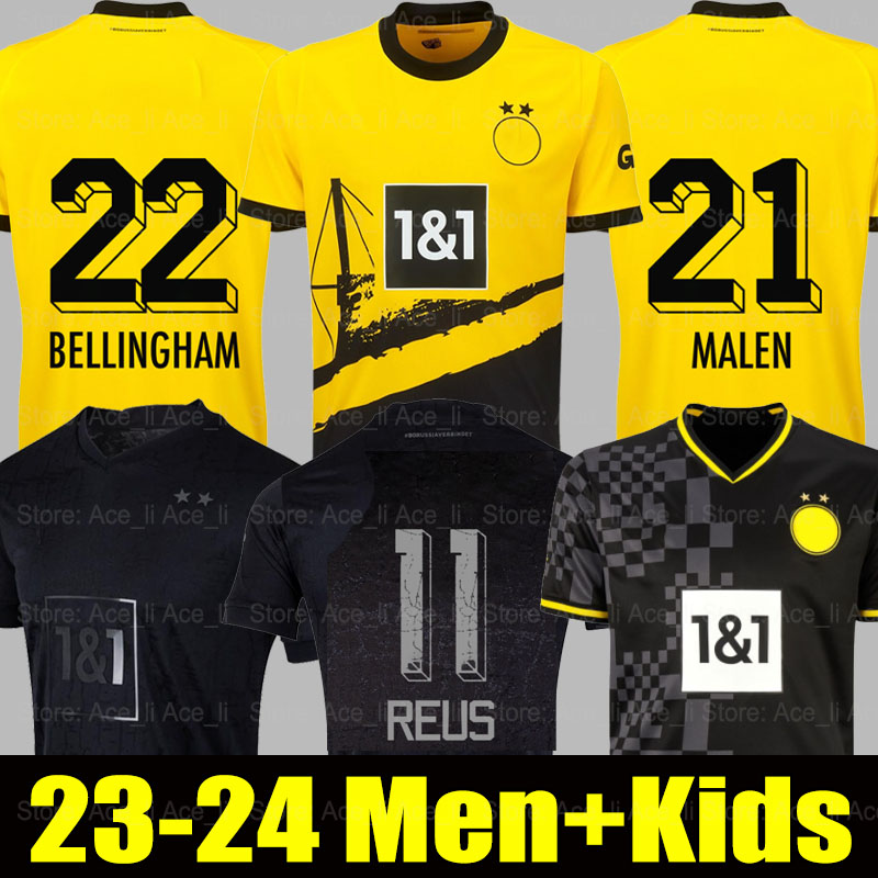 23 24 Westfalen Dortmund soccer jerseys BELLINGHAM All-Black Special blackout 110 Th Borussia 2023 2024 home Football shirt REUS HUMMELS REYNA BRANDT men kids kit 888, 22-23 kids home
23 24 Westfalen Dortmund soccer jerseys BELLINGHAM All-Black Special blackout 110 Th Borussia 2023 2024 home Football shirt REUS HUMMELS REYNA BRANDT men kids kit 888, 22-23 kids home