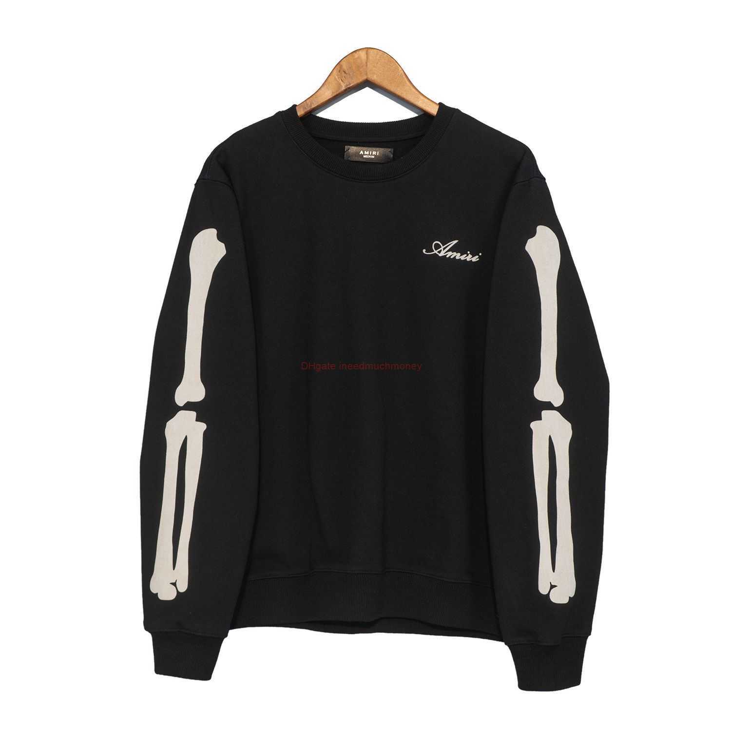 Designer Clothing Mens Sweatshirts Amires Am Hoodies Correct Version Amies High Street Rock Flocking Threedimensional Crack Bone Print Sweater Vintage Round Neck, Shipping fee
Designer Clothing Mens Sweatshirts Amires Am Hoodies Correct Version Amies High Street Rock Flocking Threedimensional Crack Bone Print Sweater Vintage Round Neck, Shipping fee