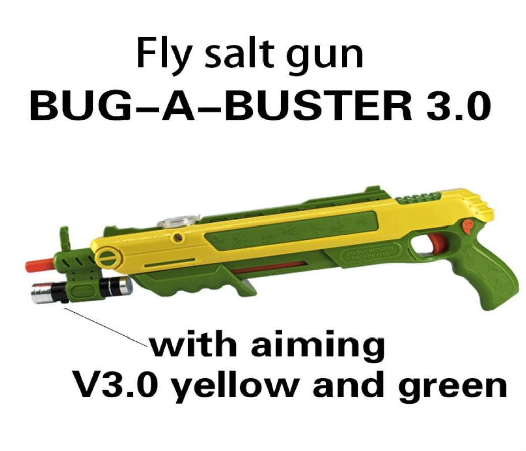 Gift Bug A Salt Fly Gun Salt and Pepper Bullets Blaster Airsoft for Bug Blow Gun Mosquito Model Toy outdoor Salt Gun4052358
Gift Bug A Salt Fly Gun Salt and Pepper Bullets Blaster Airsoft for Bug Blow Gun Mosquito Model Toy outdoor Salt Gun4052358
