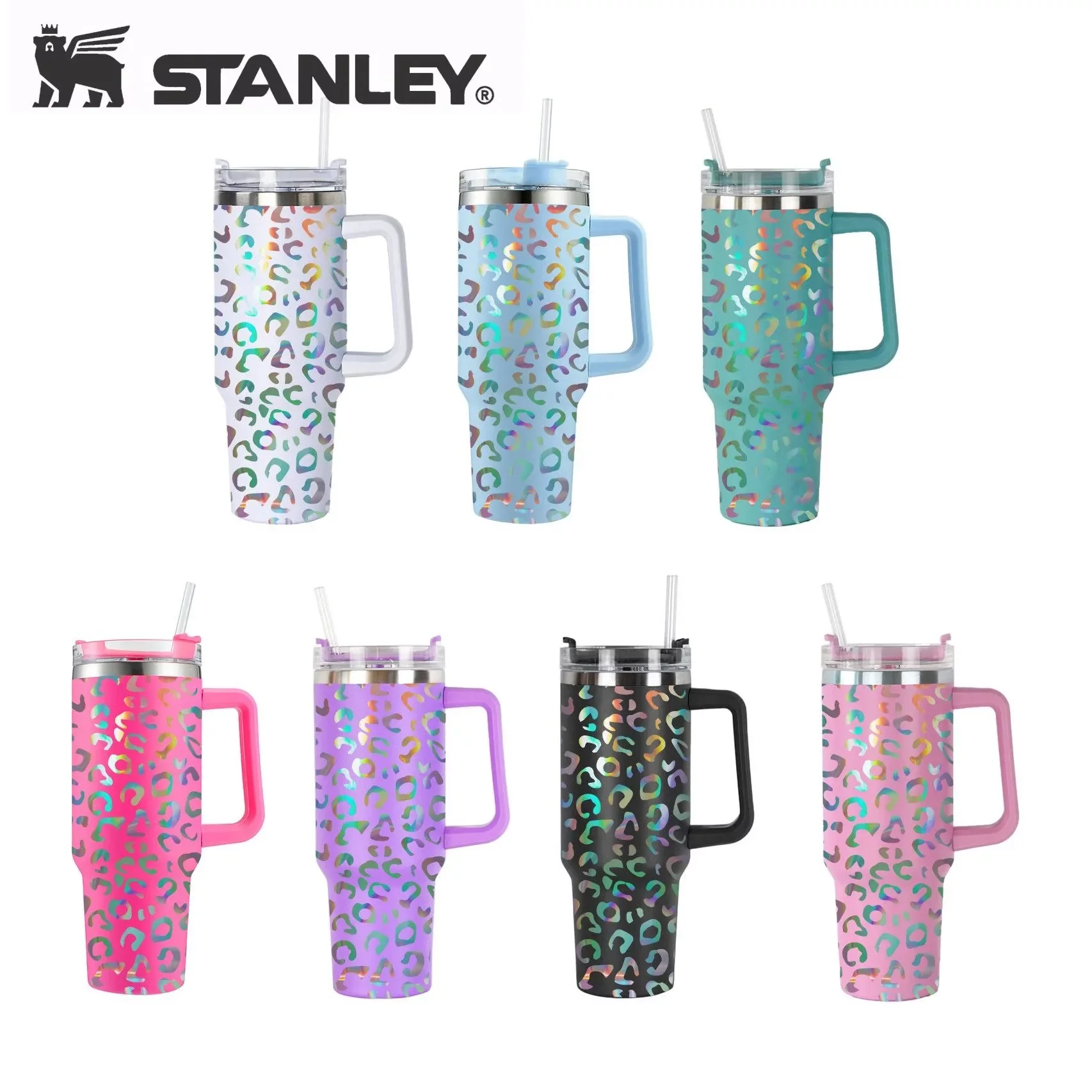 with logo stanley 40oz Mugs Ombre Gradient Shimmer Holographic Leopard Glitter Mugs Blank Sublimation Tumbler with Handle And Straw, Multi-color
with logo stanley 40oz Mugs Ombre Gradient Shimmer Holographic Leopard Glitter Mugs Blank Sublimation Tumbler with Handle And Straw, Multi-color