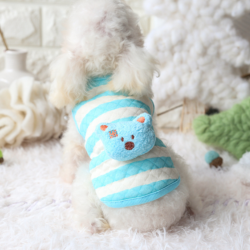 Warm Shirts for Dog Rabbit Cat Bunny Clothes with Lamb Unicorn Bear Pattern Cute Soft Cotton Sweater Comfortable Pet Costume Boy Girl Kitten Puppy XXS