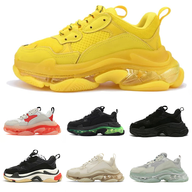 Designer triple s menS women casual shoes platform sneakers Black White Beige Dark Red Grey Green mens trainers spring and fall outdoor increase walking eur 35-45, 27
Designer triple s menS women casual shoes platform sneakers Black White Beige Dark Red Grey Green mens trainers spring and fall outdoor increase walking eur 35-45, 27