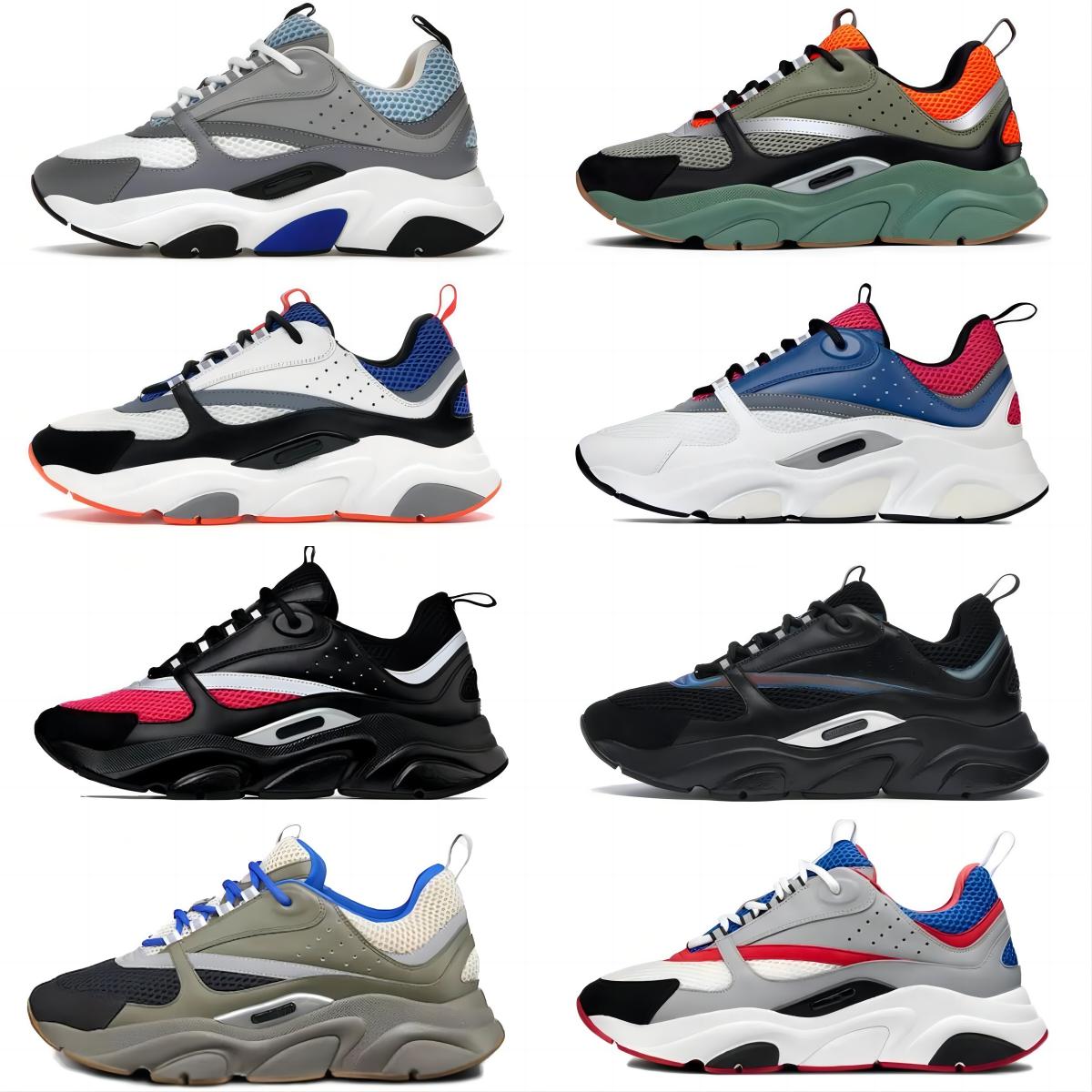 B22 Casual Shoes Reflective Sneakers Mens Women Trainers Calfskin Patchwork Sneaker oblique Technical Shoe Platform Vintage Shoess with box, Color 26
B22 Casual Shoes Reflective Sneakers Mens Women Trainers Calfskin Patchwork Sneaker oblique Technical Shoe Platform Vintage Shoess with box, Color 26