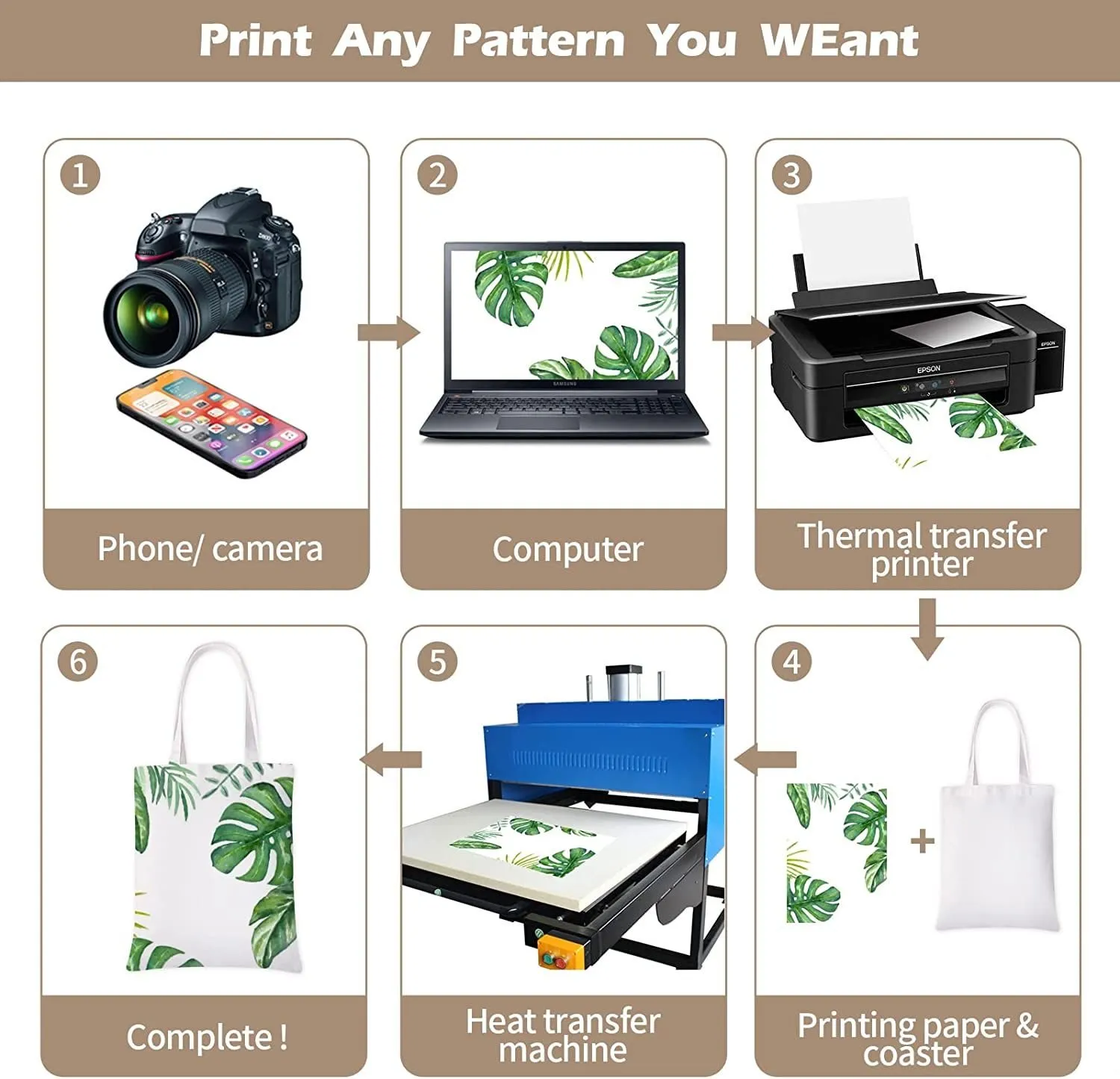 White Sublimation Tote Favor Blank Canvas Grocery Bags For Decorating And DIY Crafting DHL New G0523