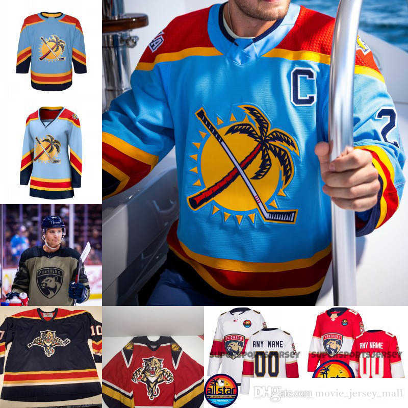Panthers Hockey Jerseys 2022-23 Reverse Retro Florida Sergei Bobrovsky Aleksander Barkov Matthew Tkachuk Aaron Ekblad Carter Verhaeghe, Navy
Panthers Hockey Jerseys 2022-23 Reverse Retro Florida Sergei Bobrovsky Aleksander Barkov Matthew Tkachuk Aaron Ekblad Carter Verhaeghe, Navy