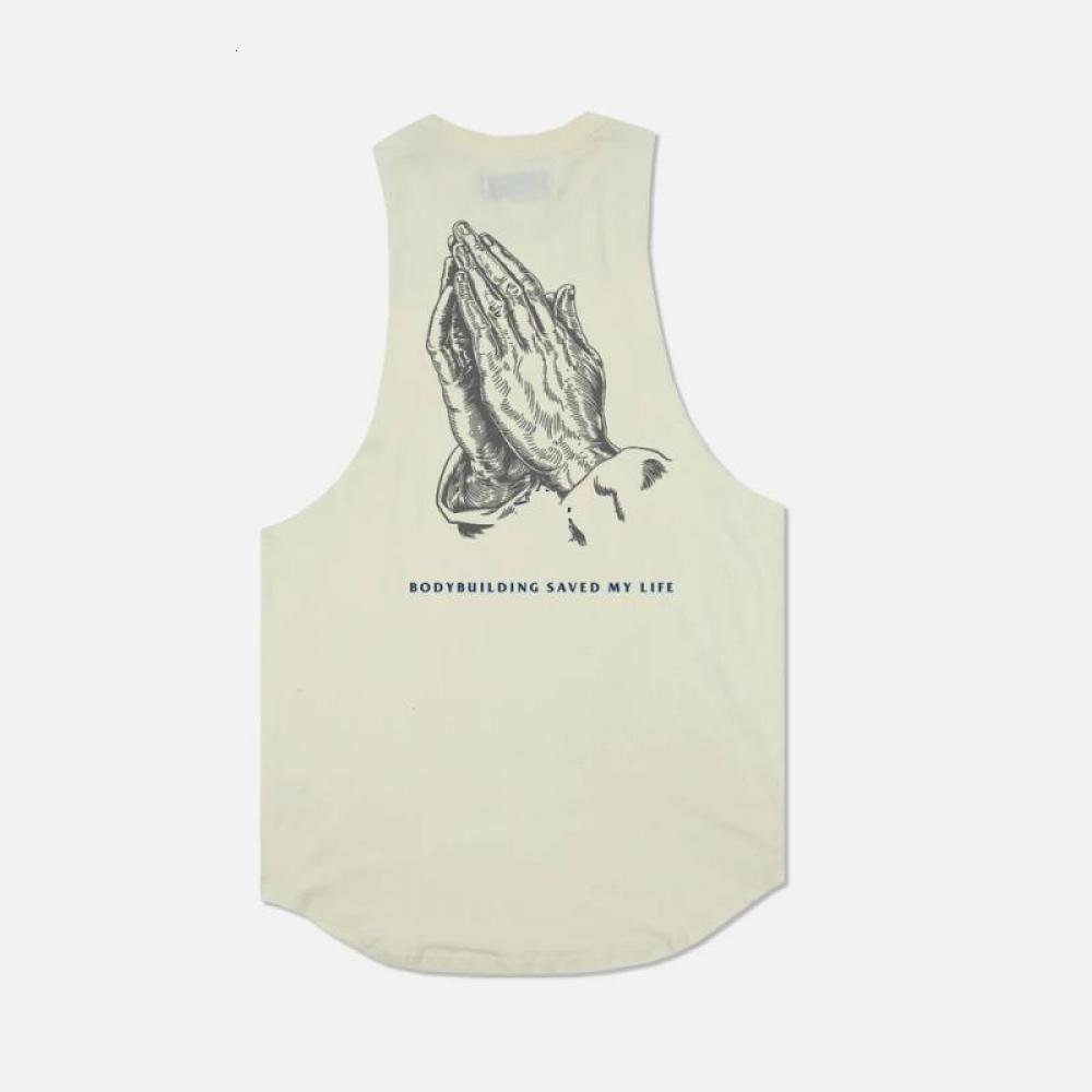 Mens Tank Tops Mens Fitness Tank Top Summer Bodybuilding Vest Cotton Sleeveless Muscle Breathable Male TankTop Gyms Clothing Men Tank Tops