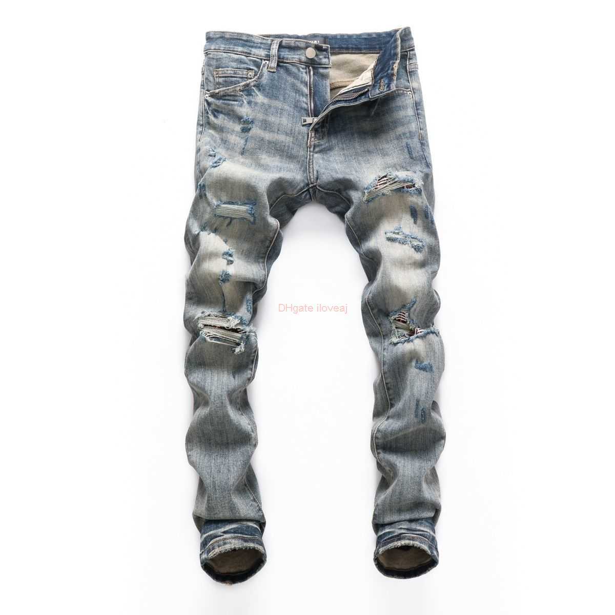 Designer Clothing Amires Jeans Denim Pants Amies 8374 Autumnwinter High Street Fashion Trend Mens Light Color Hole Patch Jeans Youth Fit Printed Motorcycle Pants Di
Designer Clothing Amires Jeans Denim Pants Amies 8374 Autumnwinter High Street Fashion Trend Mens Light Color Hole Patch Jeans Youth Fit Printed Motorcycle Pants Di