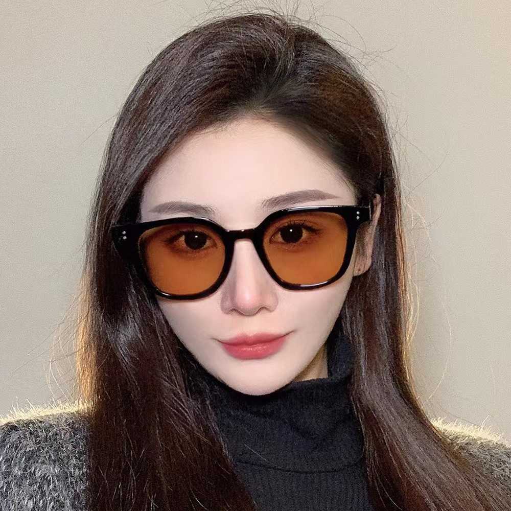 Designer GM cool sunglasses Gentle monster 2023 new tawny sunshade anti ultraviolet fashionable men and women same polarized Tiktok with Original box