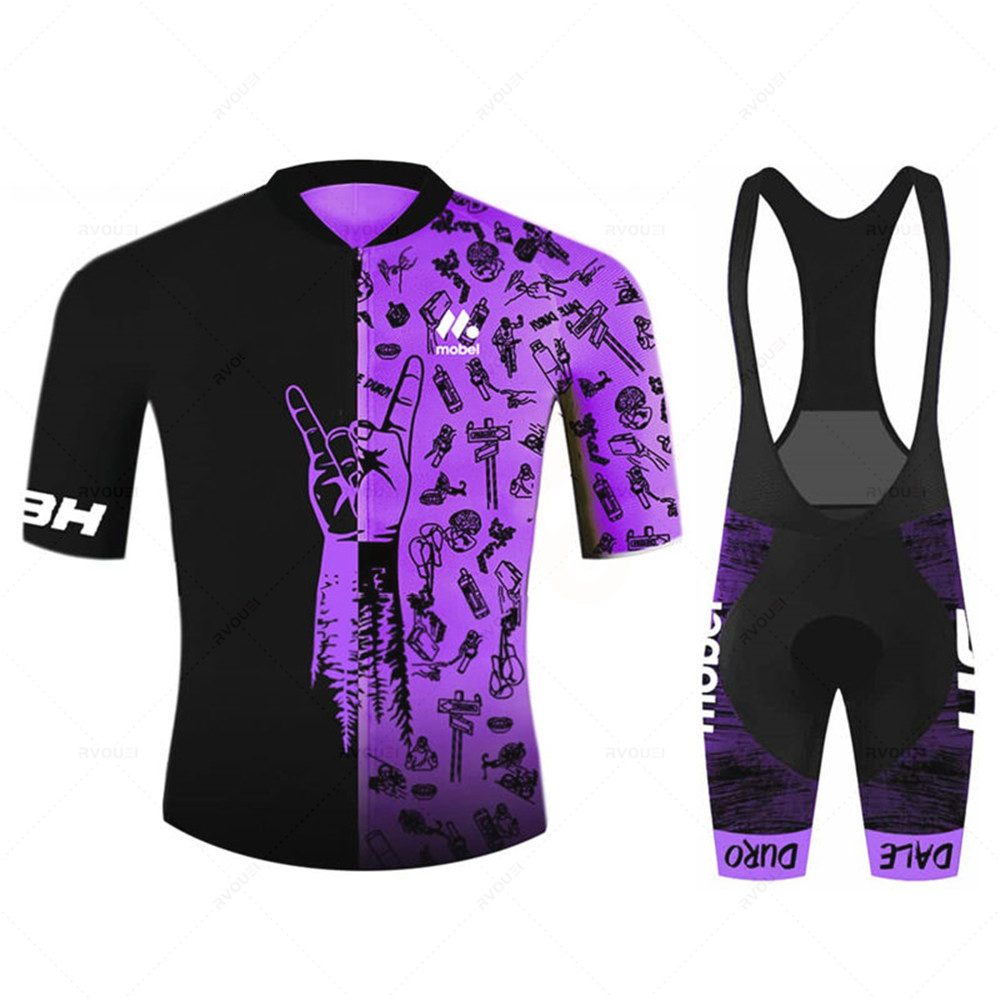 Cycling Jersey Sets Mens Clothing Short Sleeve Breathable Ropa Ciclismo Summer Set Bike Uniform Bicycle Kit Maillot Hombre 230522