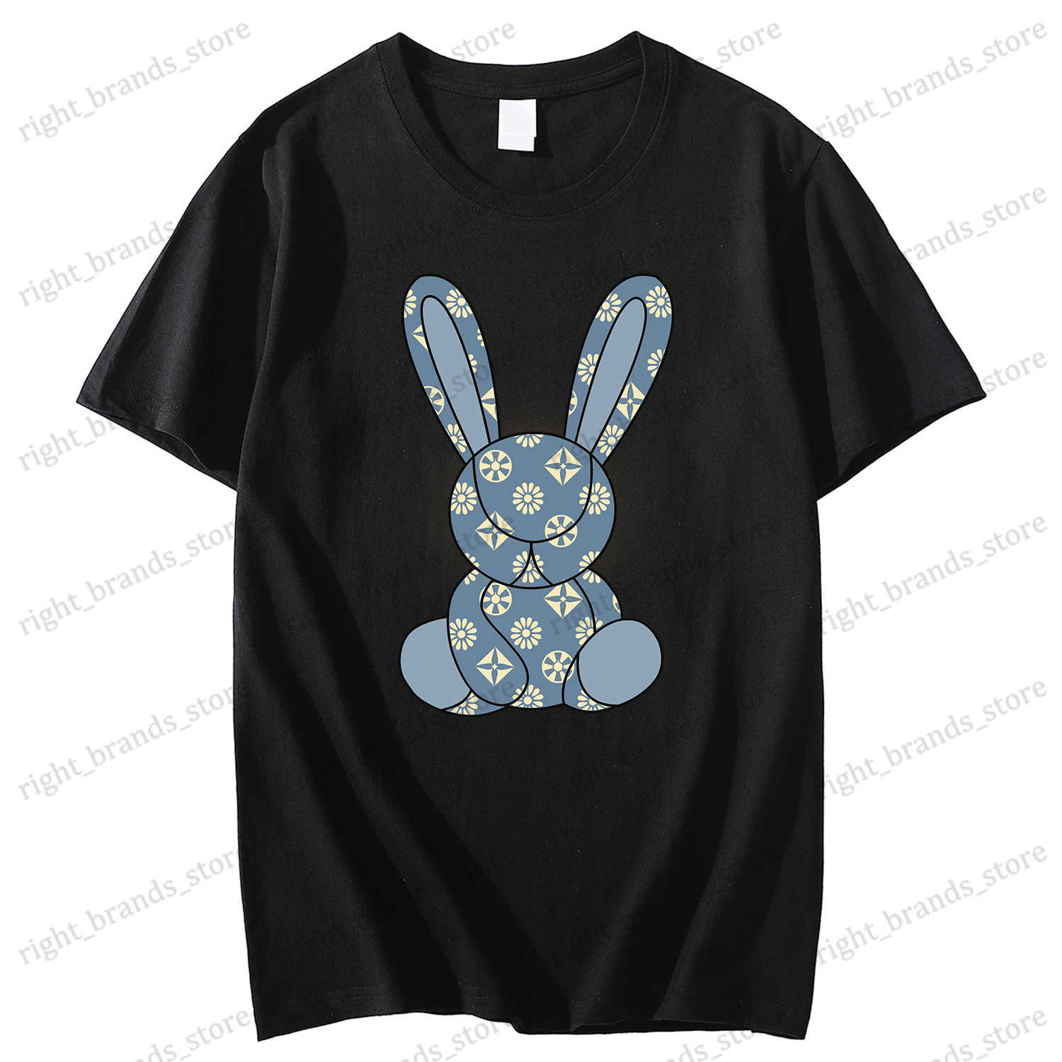 Men's T-Shirts Trendy Luxury Rabbit Print Cotton T-Shirt 2023 Summer Short Sleeve Men's Short Sleeve Printed Top T-Shirt Clothing Free Shipping T230523, Black
Men's T-Shirts Trendy Luxury Rabbit Print Cotton T-Shirt 2023 Summer Short Sleeve Men's Short Sleeve Printed Top T-Shirt Clothing Free Shipping T230523, Black
