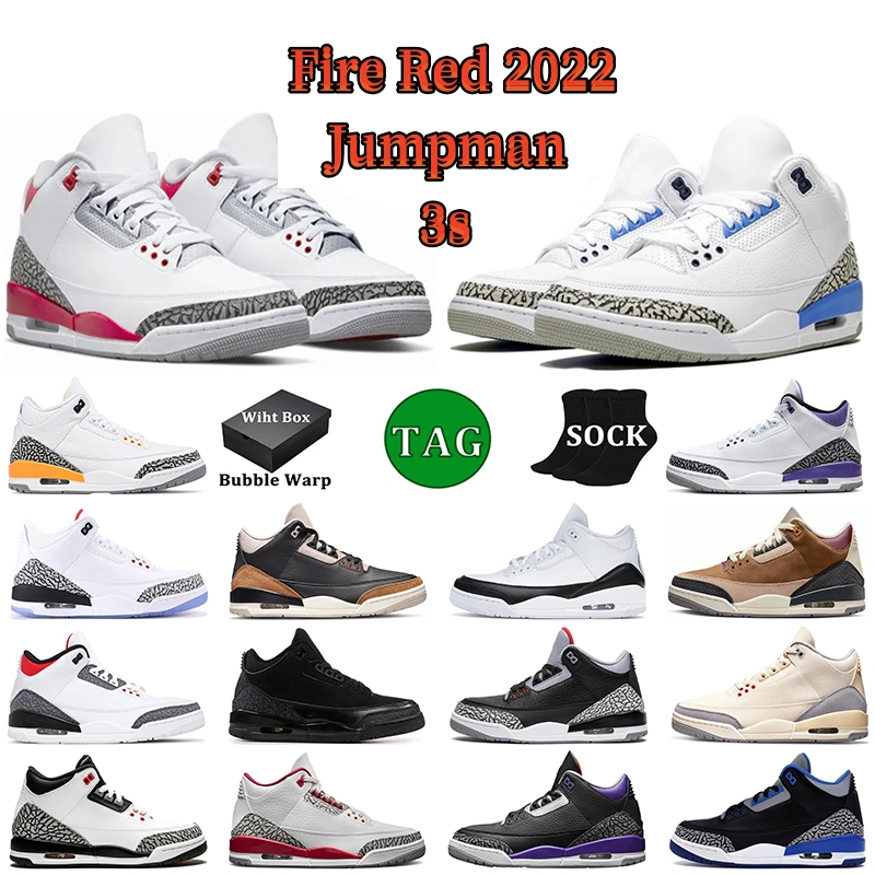 With Box 3S Basketball Shoes Men Women Jumpman 3 Fire Red UNC Laser Orange Dark Iris Black Cat Cool Grey Fragment Pine Green Trainer Sports Sneakers Size 36-46
With Box 3S Basketball Shoes Men Women Jumpman 3 Fire Red UNC Laser Orange Dark Iris Black Cat Cool Grey Fragment Pine Green Trainer Sports Sneakers Size 36-46