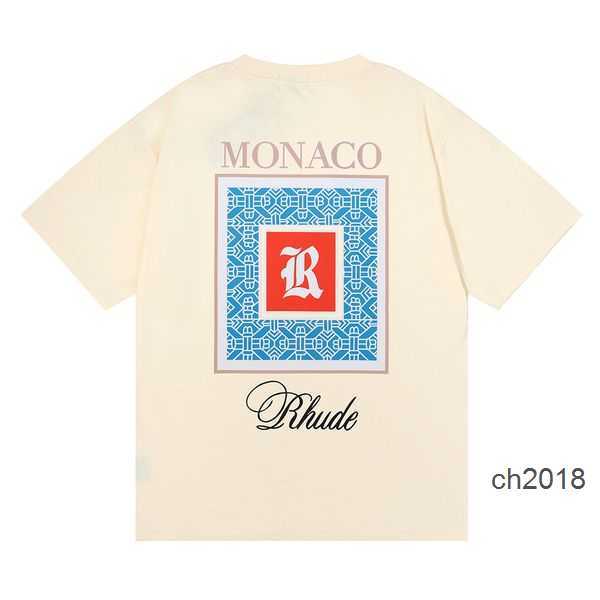 Desinger Rhude T shirt Brand Mens shirts Men Women High Quality 100%Cotton Clothings Hip Hop Top Tees US Size S-XXL LROR, Rhude-128
Desinger Rhude T shirt Brand Mens shirts Men Women High Quality 100%Cotton Clothings Hip Hop Top Tees US Size S-XXL LROR, Rhude-128