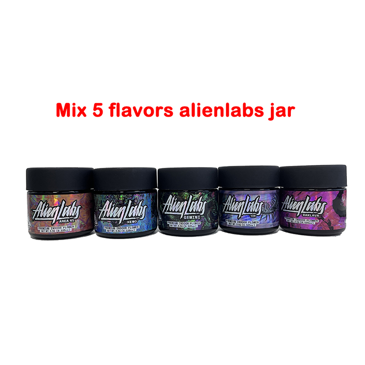 Empty alien labs connected flower jar Gadgets 3.5G Premium 2oz concentrate glass Jars packaging
Empty alien labs connected flower jar Gadgets 3.5G Premium 2oz concentrate glass Jars packaging