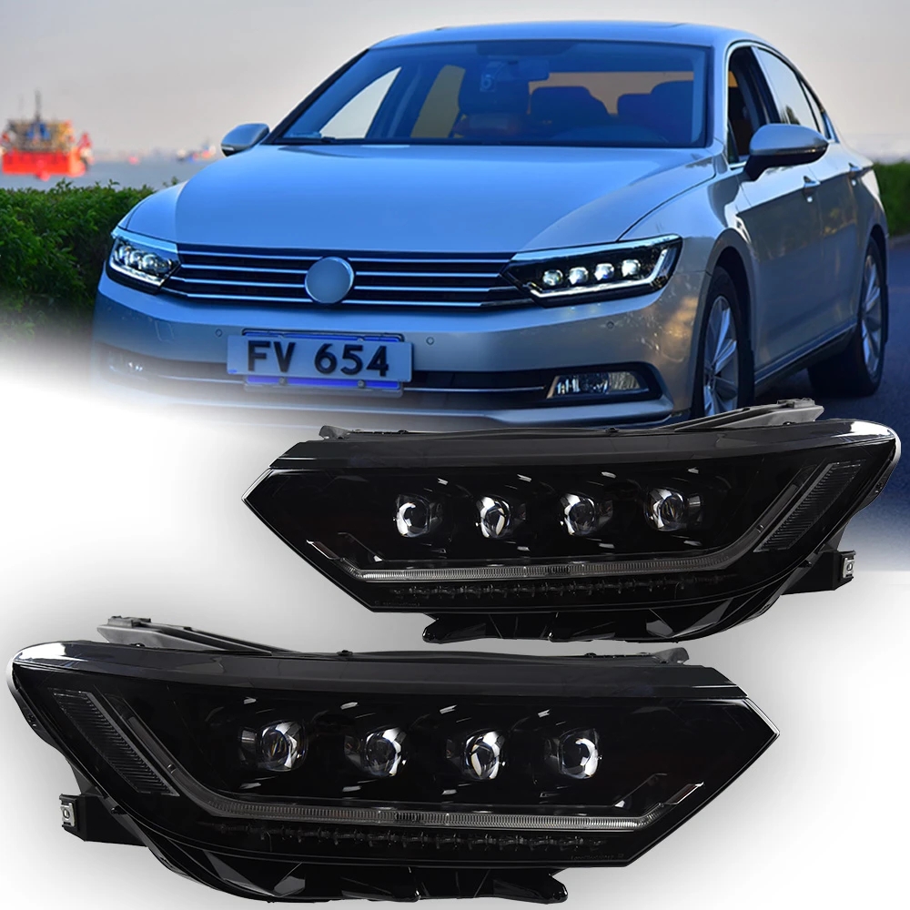 Car Styling Head Lamp for Passat B8 European Version LED Headlight 20 15-20 19 Magotan Front DRL Dynamic Signal Lights Auto Part