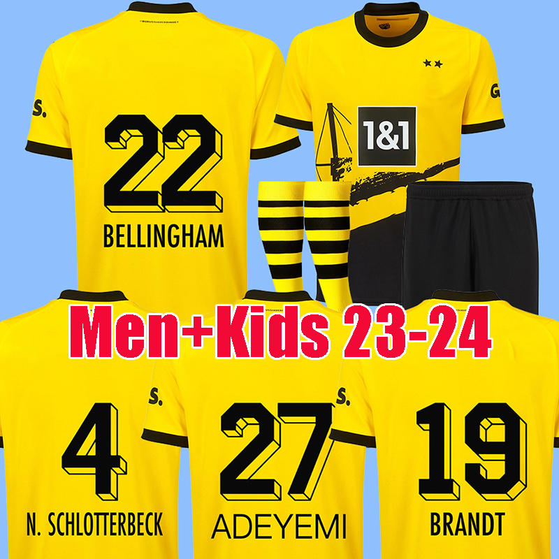 22 23 24 dortmund soccer jerseys 2023 2024 HALLER REUS Borussia football shirts REYNA HUMMELS BRANDT BELLINGHAM ADEYEMI maillot de foot men kids kit, Home
22 23 24 dortmund soccer jerseys 2023 2024 HALLER REUS Borussia football shirts REYNA HUMMELS BRANDT BELLINGHAM ADEYEMI maillot de foot men kids kit, Home