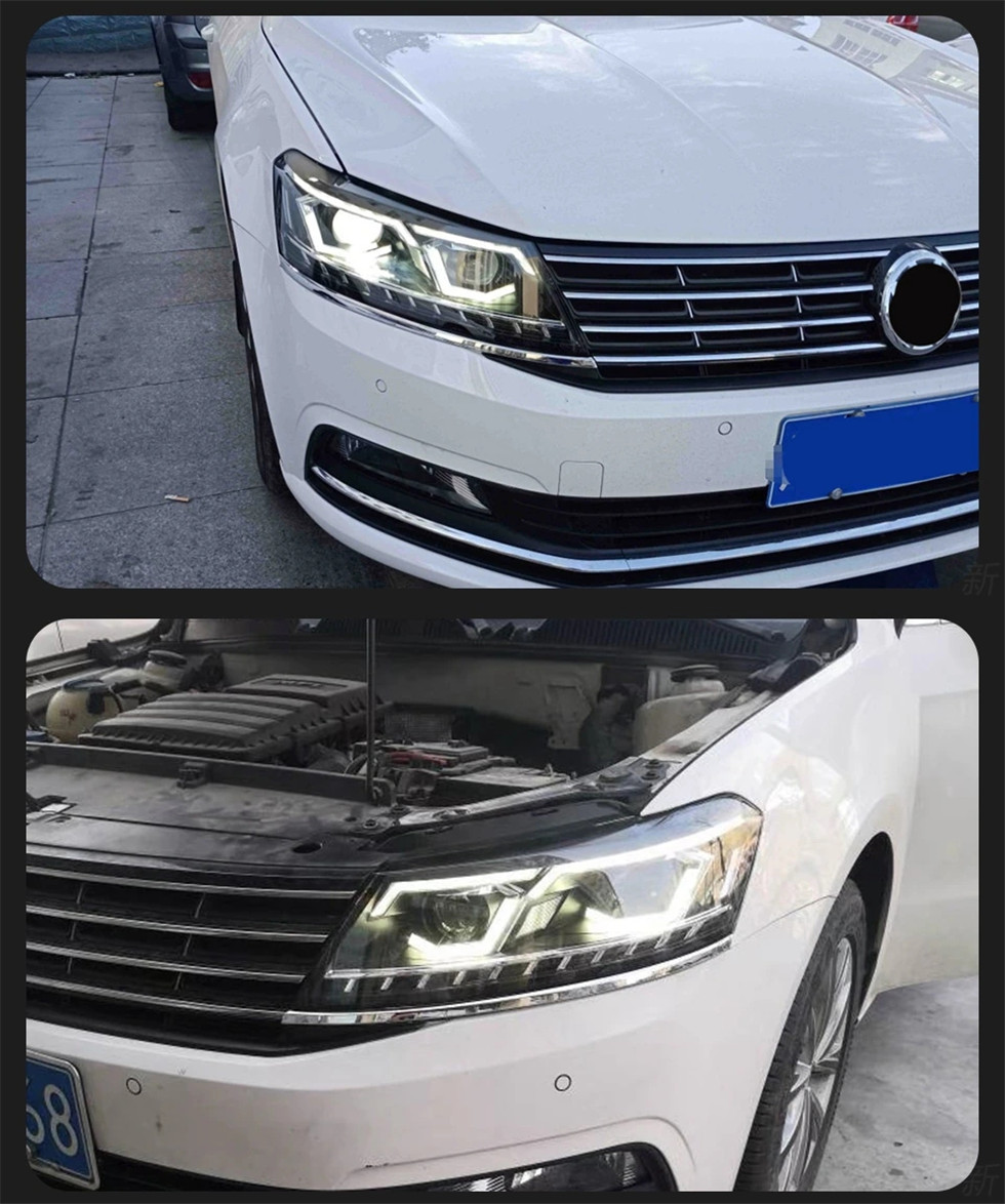 Car Styling for VW Passat B7 Headlights 20 11-20 16 LED Headlight DRL Hid Head Lamp Bi Xenon Projector Lens