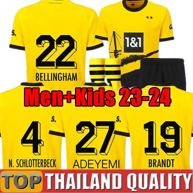 REUS soccer jerseys 23 24 season HALLER 2023 2024 soccer football top shirt NEONGELB BELLINGHAM HUMMELS BRANDT DORTMUND hazard YEYNA men kids kit special all black, 23/24 home - kids
REUS soccer jerseys 23 24 season HALLER 2023 2024 soccer football top shirt NEONGELB BELLINGHAM HUMMELS BRANDT DORTMUND hazard YEYNA men kids kit special all black, 23/24 home - kids