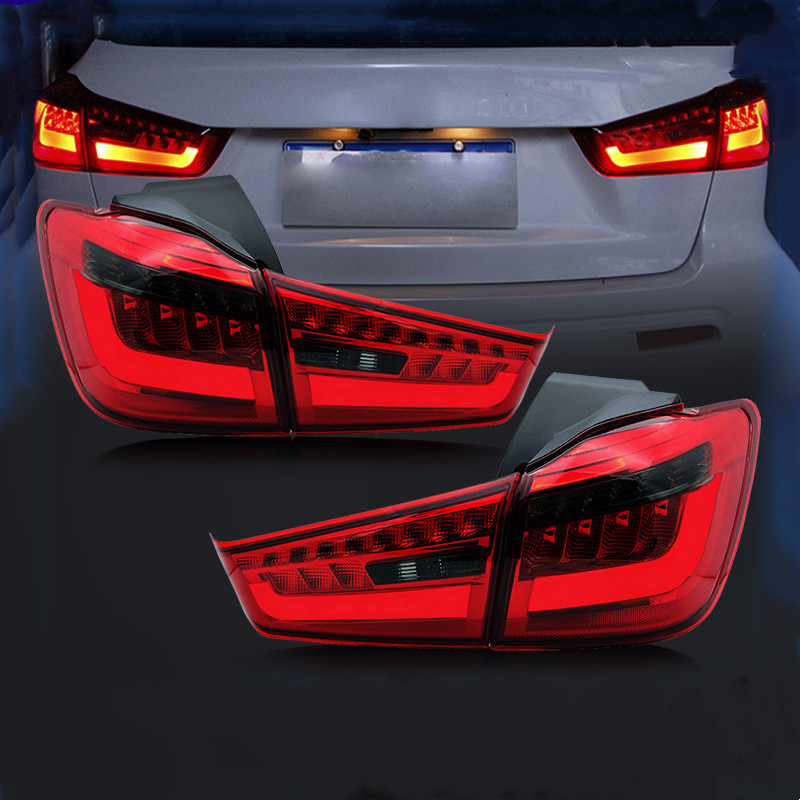 Car Tail Lights For Mitsubishi ASX 2012-up Animation LED Taillights Rear Lamp Turn Signal Dynamic DRL Taillight
